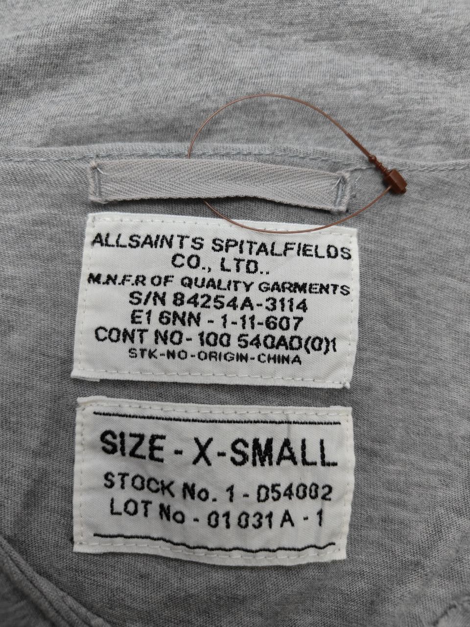 Allsaints AllSaints Blank Wide Neck T Size US S / EU 44-46 / 1 - 4 Thumbnail