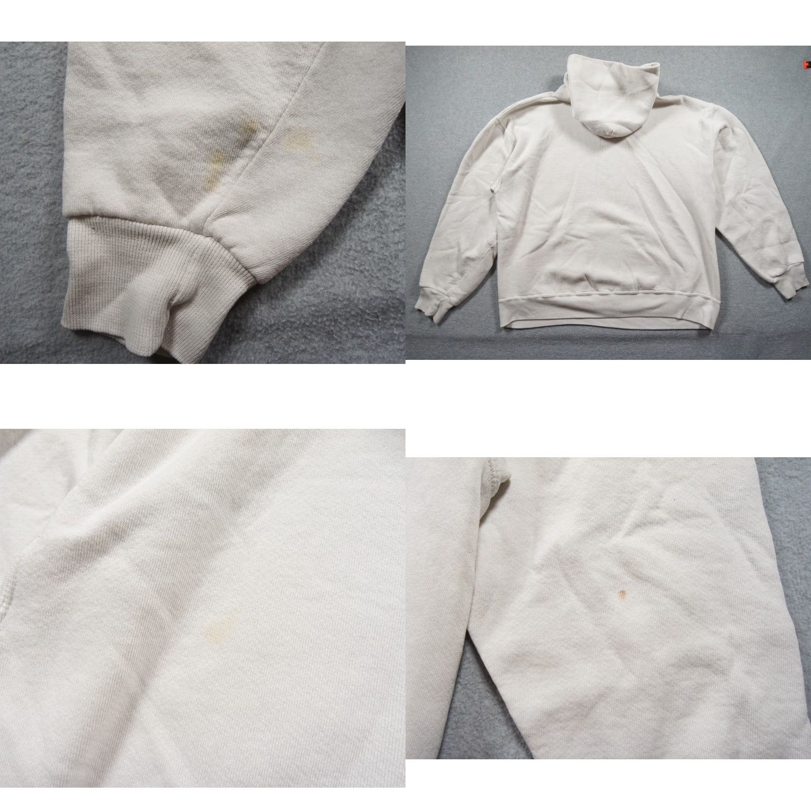 Russell Athletic Russell Athletic Hoodie Mens Large White Hoodie Pullover Fleece Pullover Y2k Logo Hooded All Seasons Regular Mens Size L White Nike? Size US L / EU 52-54 / 3 - 8 Thumbnail
