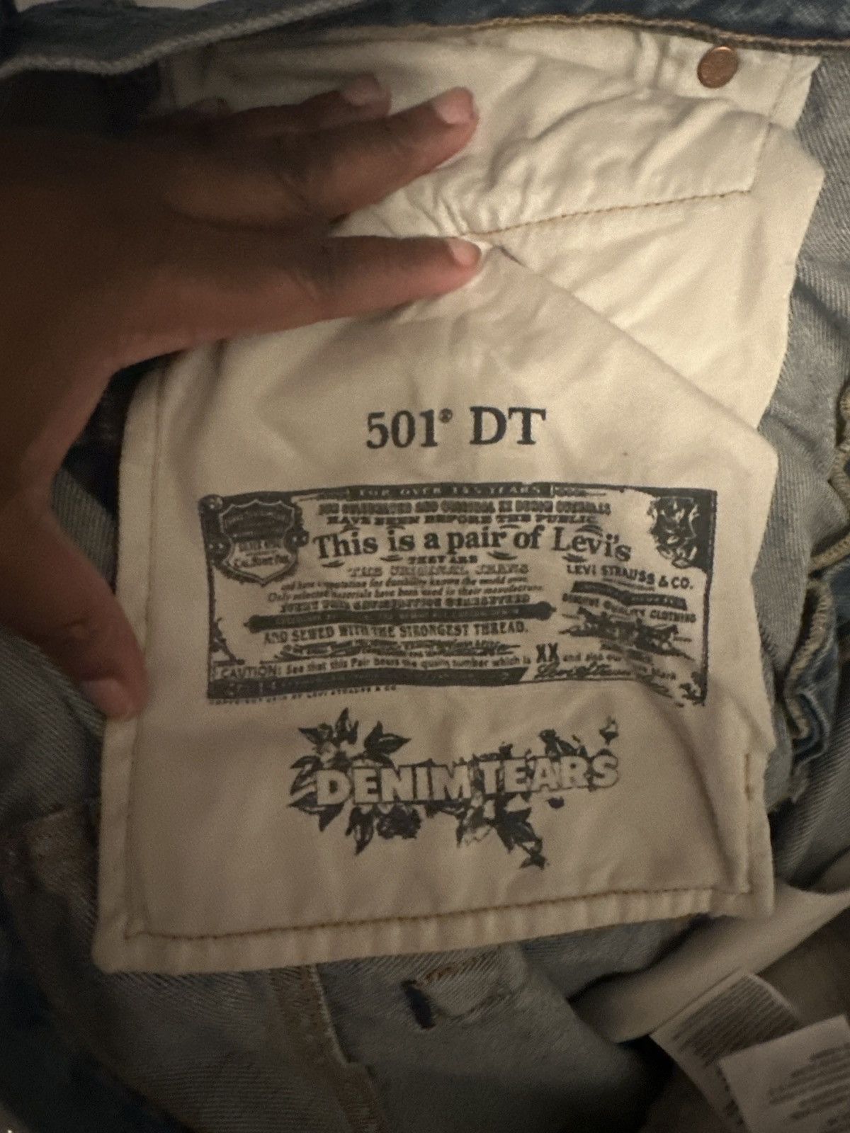 DENIM TEARS × Stussy Stussy X Denim Tears Denim Jeans Size US 34 / EU 50 - 5 Thumbnail