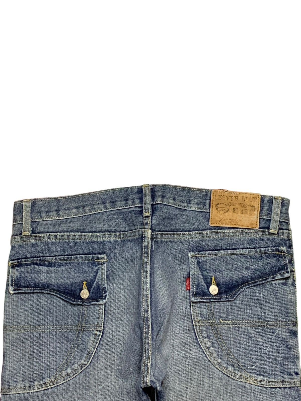Japanese Brand Vintage Japanese Brand Blue Wash Selvedge Loose Jeans Size US 36 / EU 52 - 9 Thumbnail