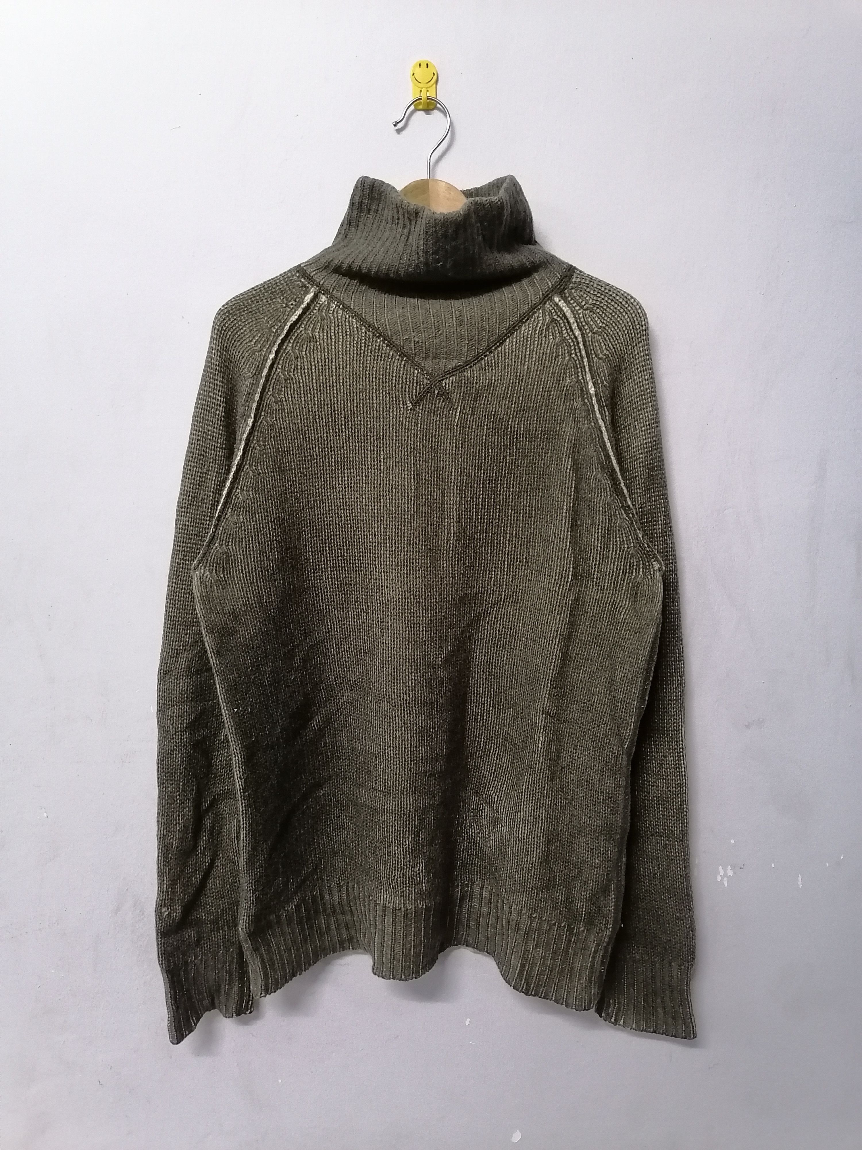Diesel Diesel Smoke Wool Zipper Turtleneck Size US M / EU 48-50 / 2 - 5 Thumbnail