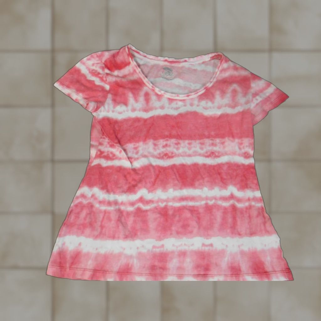 Route 66 Route 66 Womens Shirt XS Pink Striped T-Shirt Crew Neck Short Sleeve Cotton Basic Size XS / US 0-2 / IT 36-38 - 1 Thumbnail