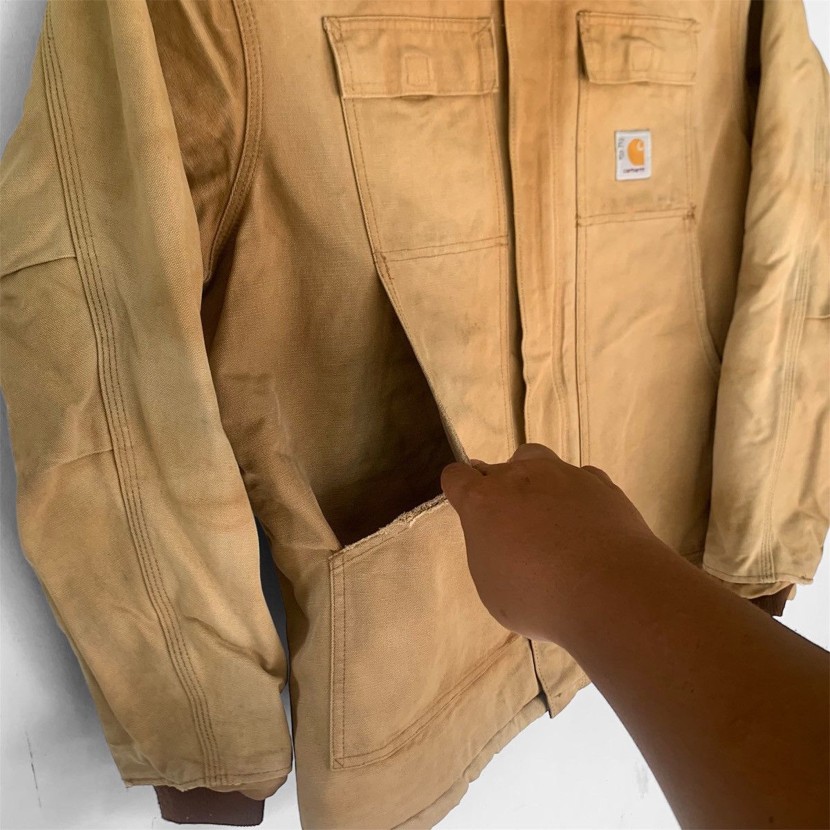 Carhartt × Vintage Vintage Carhartt Jacket Workwear Winter Size US L / EU 52-54 / 3 - 8 Thumbnail