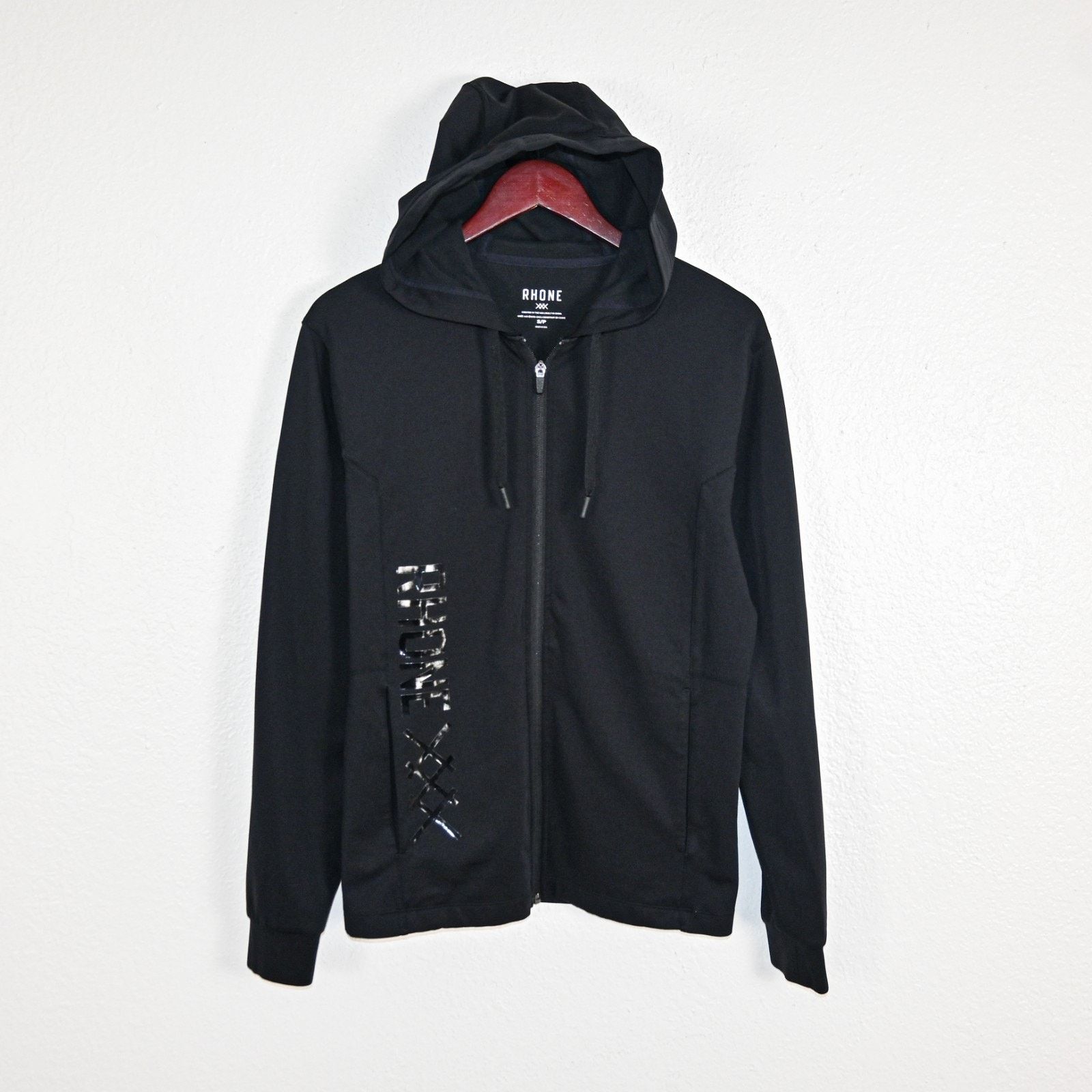 Rhone RHONE size Small Full Zip Hoodie in Black Size US S / EU 44-46 / 1 - 1 Thumbnail