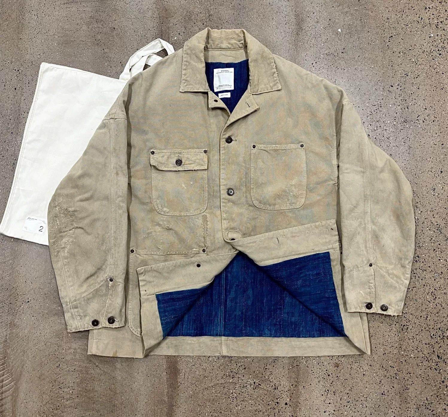 Visvim visvim macray coverall jacket in beige Size US XXL / EU 58 / 5 - 1 Thumbnail