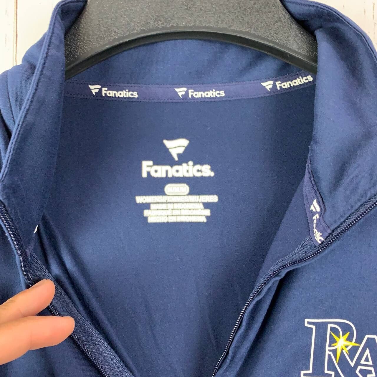 MLB Tampa Bay Rays MLB Medium Fanatics Full Zip Sweatshirt Blue Size US M / EU 48-50 / 2 - 3 Thumbnail