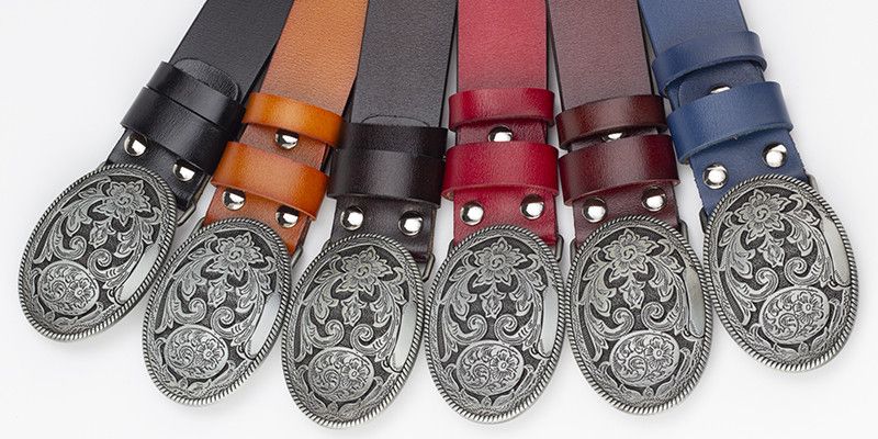 Designer New Design Vintage Belt Riveted Belts Menswear Accessories Size ONE SIZE - 2 Thumbnail