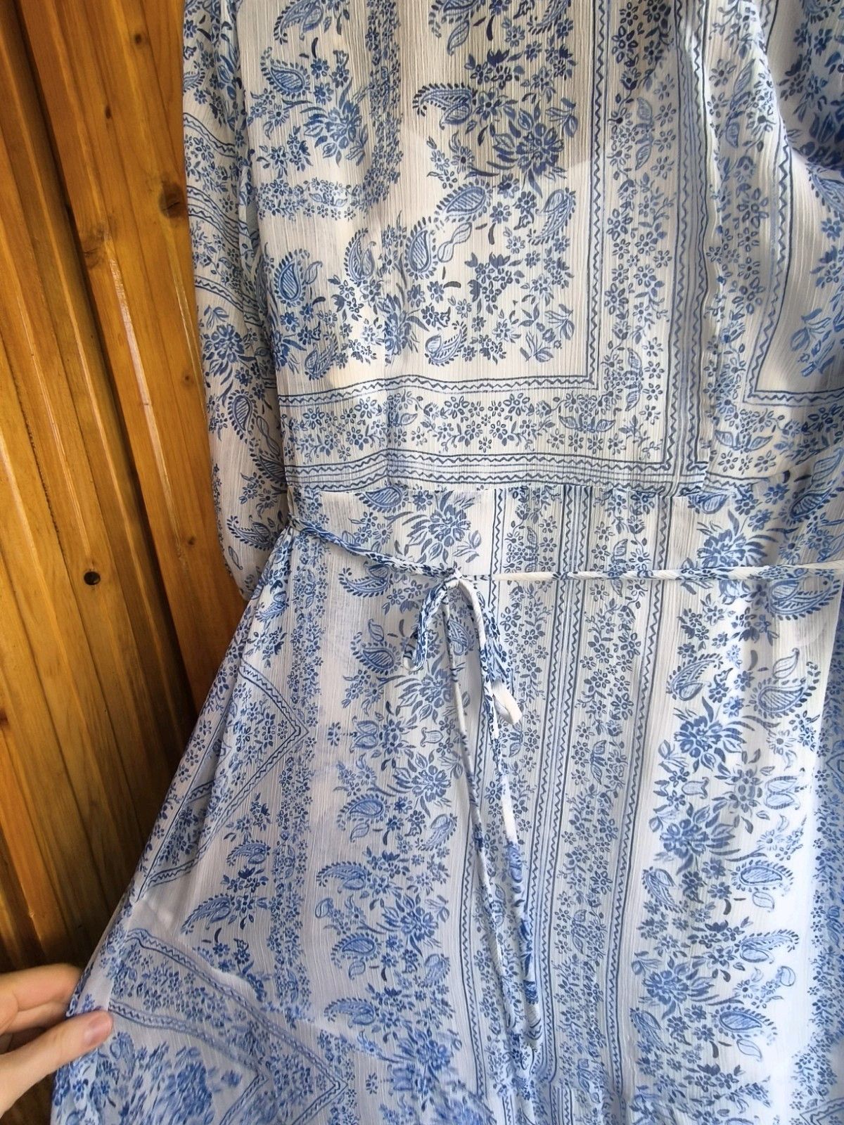 Calvin Klein Calvin Klein 2 Pcs Dress Blue And White Wrap Dress Sz 2 NWT Size XS / US 0-2 / IT 36-38 - 5 Thumbnail