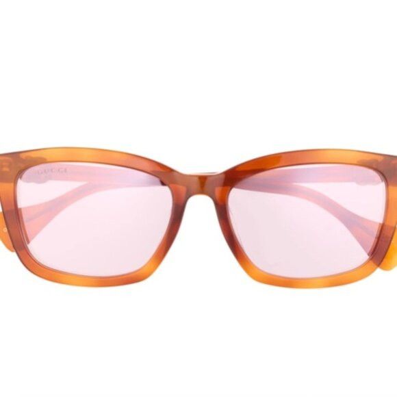 Gucci Gucci Women's Sunglasses in Orange and Pink Size ONE SIZE - 12 Thumbnail