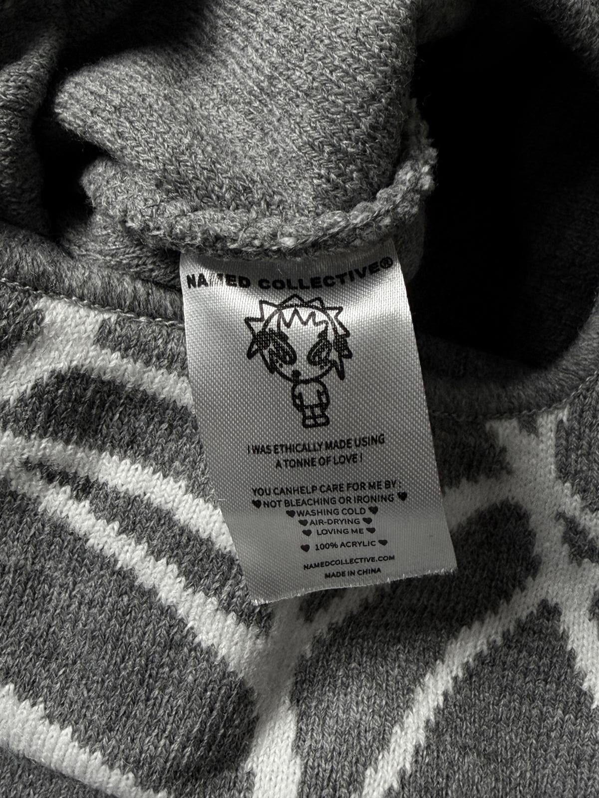 Named Collective Rare Named Collective Poison Knit Balaclava Ski Mask Gray OS Size ONE SIZE - 7 Thumbnail