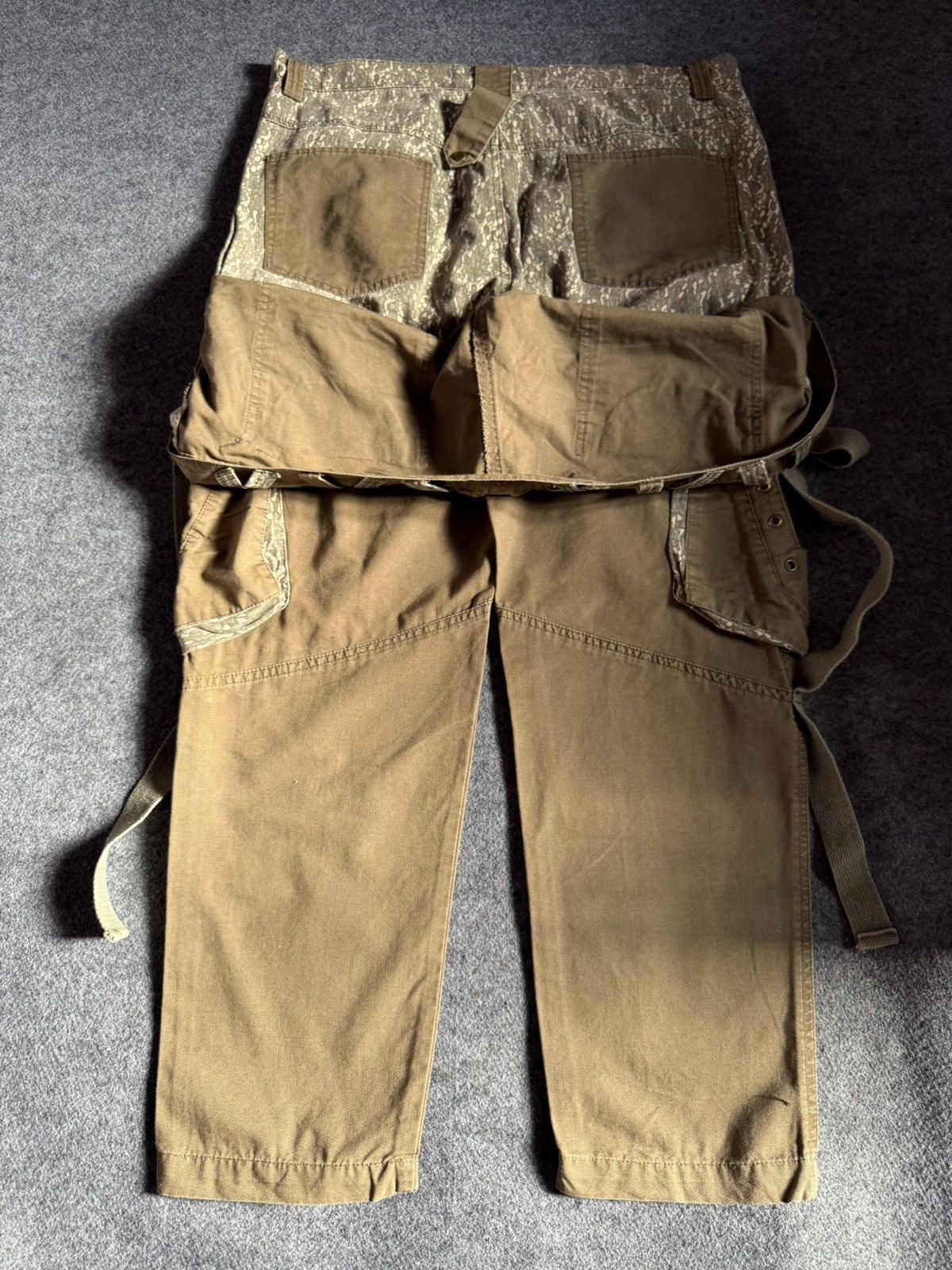 PPFM × semanticdesign Tech Too Japan Double Waist Parachute Alien Cargo Pants Size US 36 / EU 52 - 4 Thumbnail