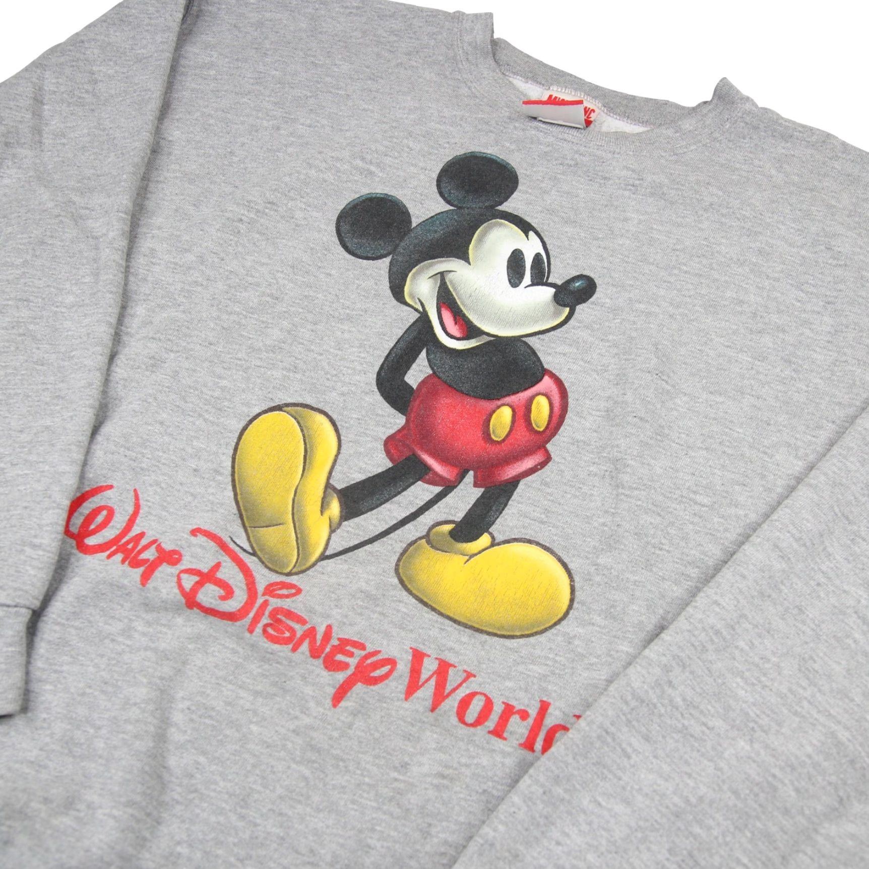 Disney VINTAGE Disney Mickey Mouse Mens XL Graphic Sweatshirt USA Made 90s Grey Size US XL / EU 56 / 4 - 2 Thumbnail
