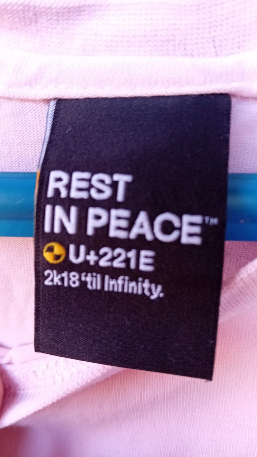 Rap Tees Lil Peep Rest In Peace U+221E 2K18 Til Infinity T-shirt XL Size US XL / EU 56 / 4 - 5 Thumbnail