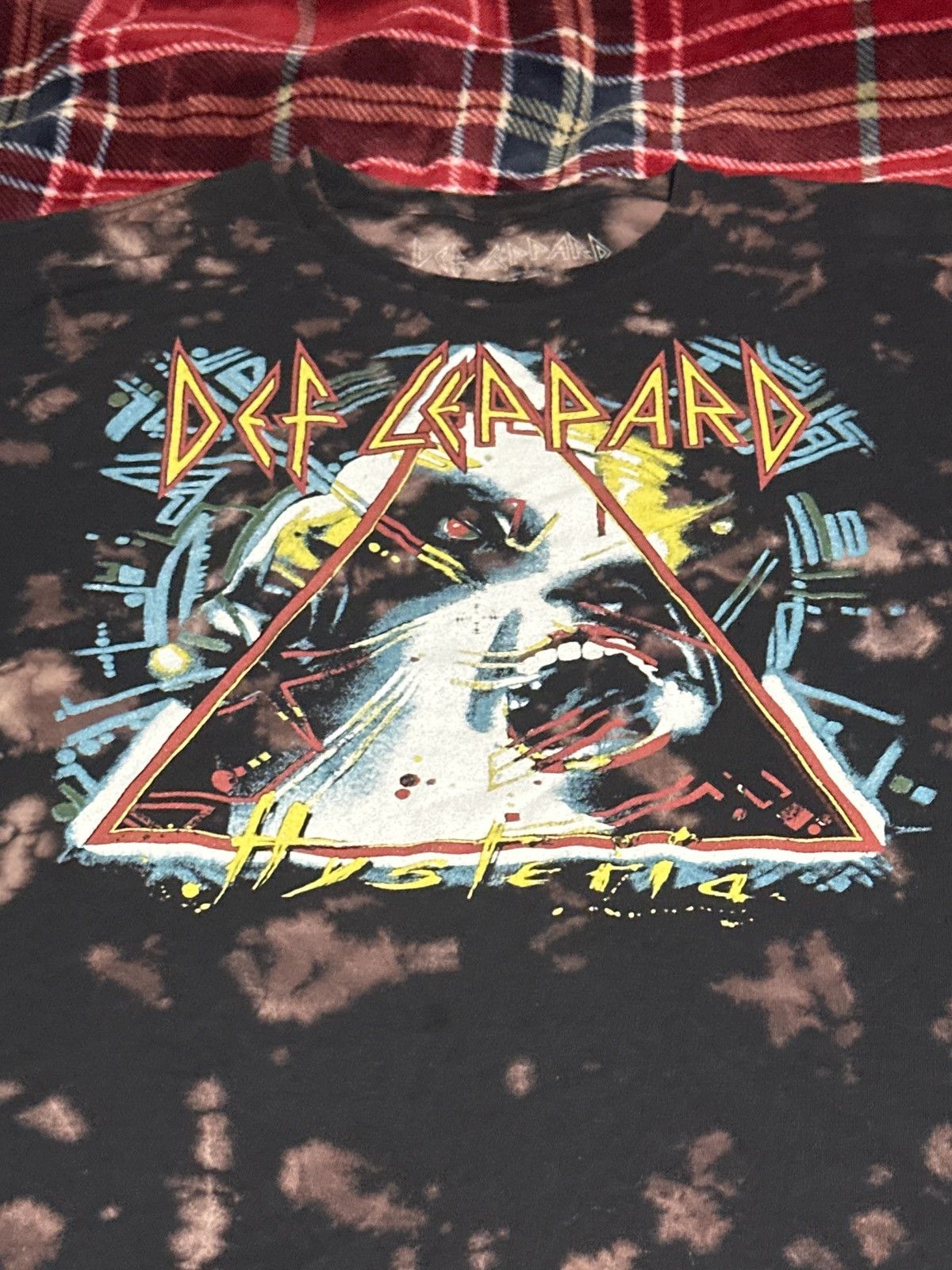 Band Tees Def lepard tie die tee Size US XXL / EU 58 / 5 - 3 Thumbnail