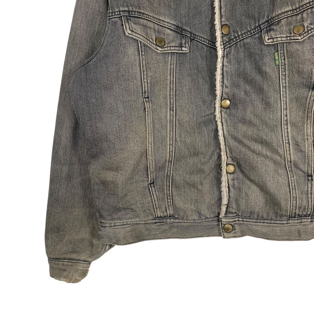 Edwin Vintage Edwin Sherpa Denim Jacket Size US L / EU 52-54 / 3 - 3 Thumbnail