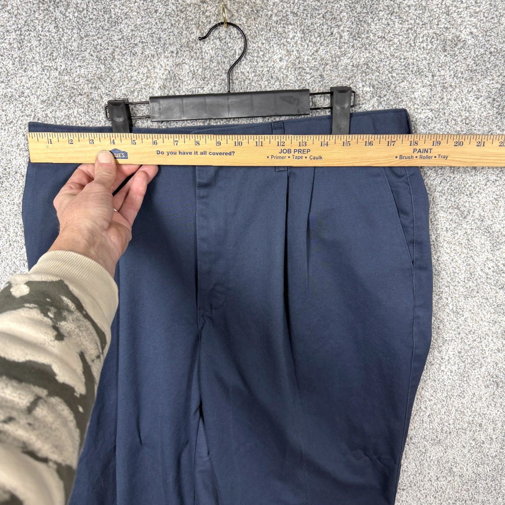 Wrangler Vtg 90s Timber Creek Wrangler Pants Mens Size 36x29 Blue Chino Pleated Old Money Size US 36 / EU 52 - 2 Thumbnail