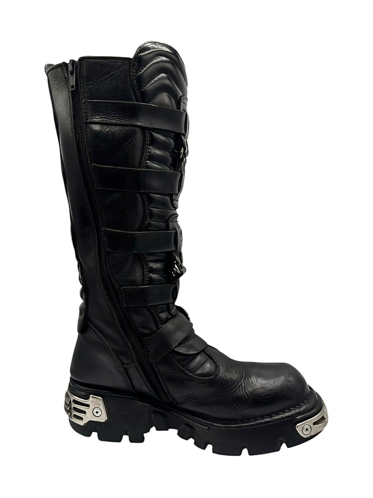 New Rock Vintage New Rock knee high reactor boots Size 41 Size US 11 / IT 41 - 8 Thumbnail