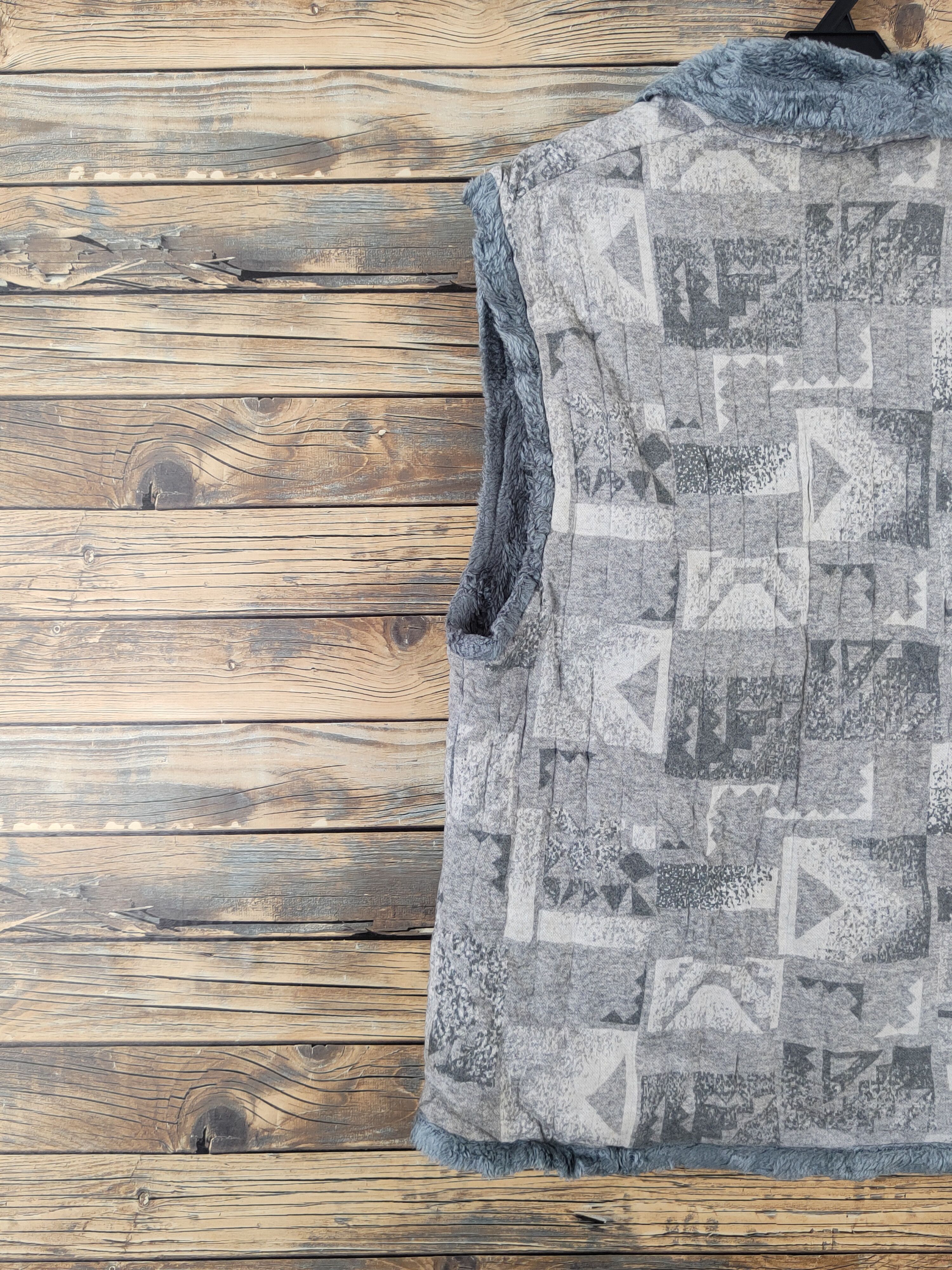 Japanese Brand × Vintage Vintage & Rare by Kirakumono Gray Vests Size US L / EU 52-54 / 3 - 10 Thumbnail