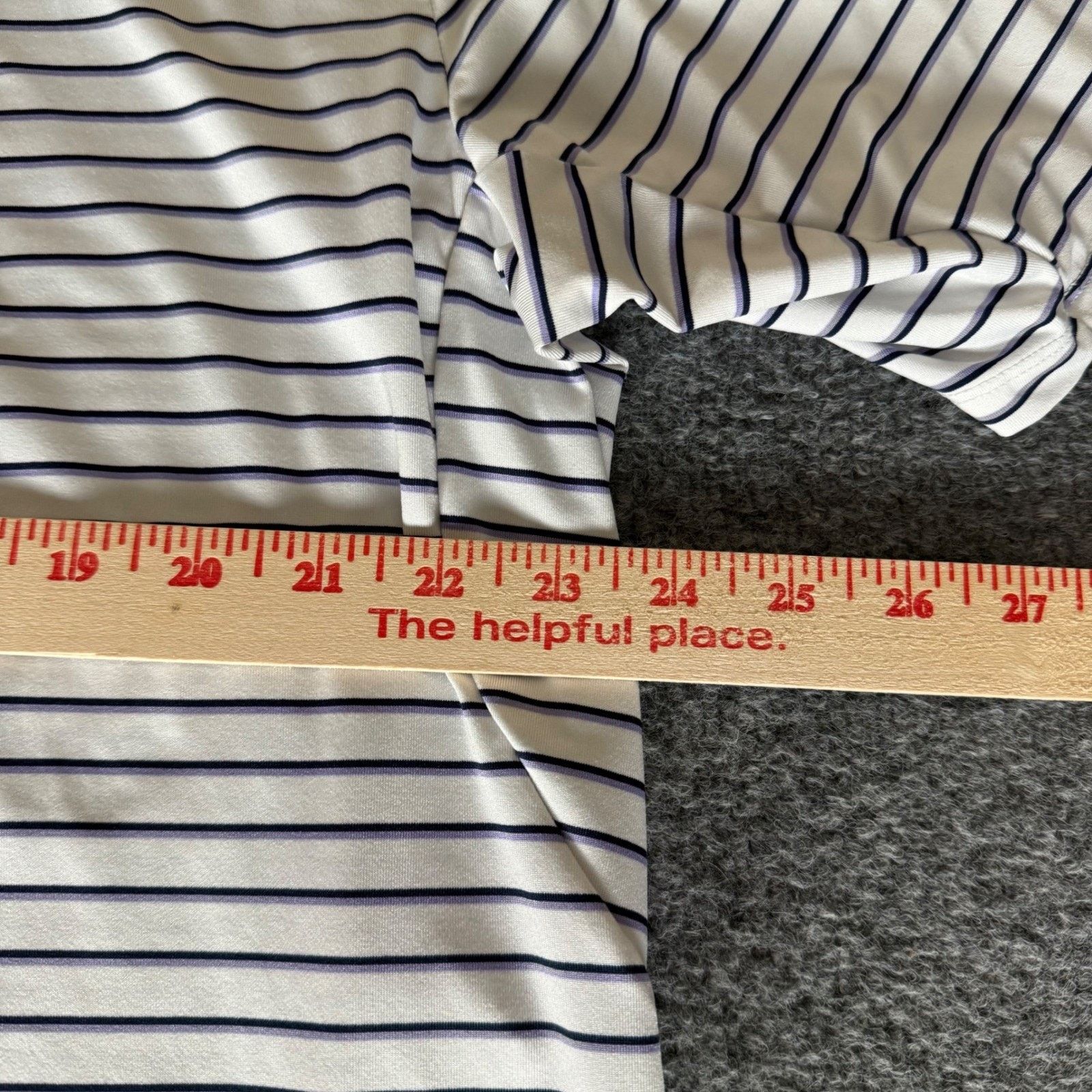 KJUS KJUS Polo Shirt Mens 2XL Performance Golf Striped Size US XXL / EU 58 / 5 - 5 Thumbnail