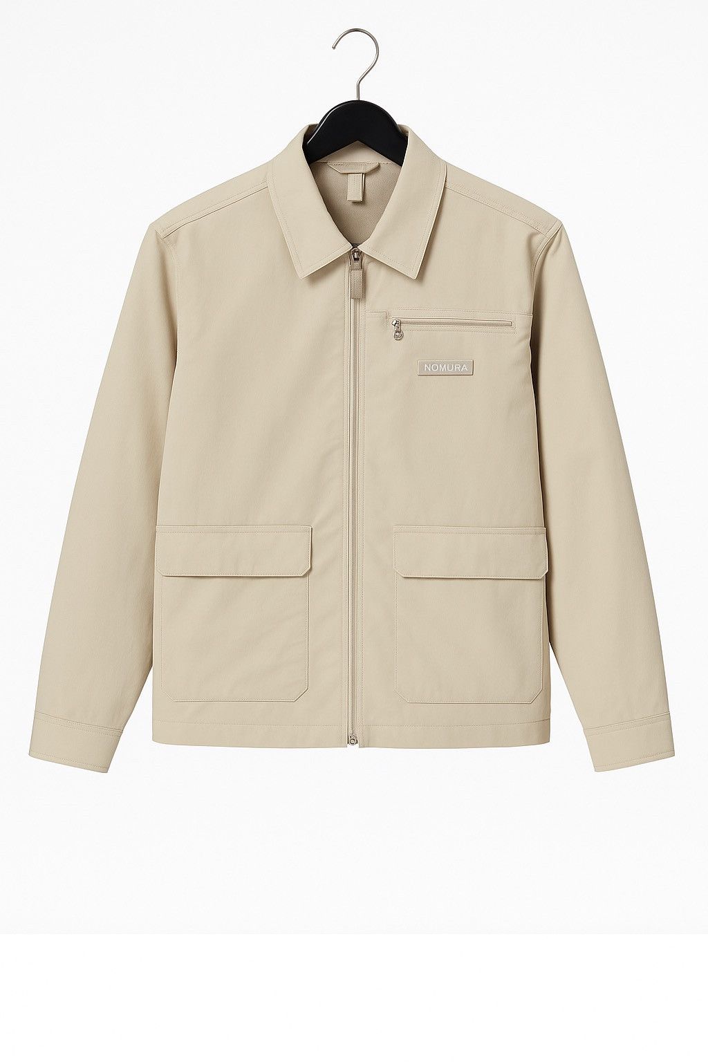Japanese Brand Vintage Nomura Light Beige Utility Jacket Workwear Japan Size US M / EU 48-50 / 2 - 1 Thumbnail