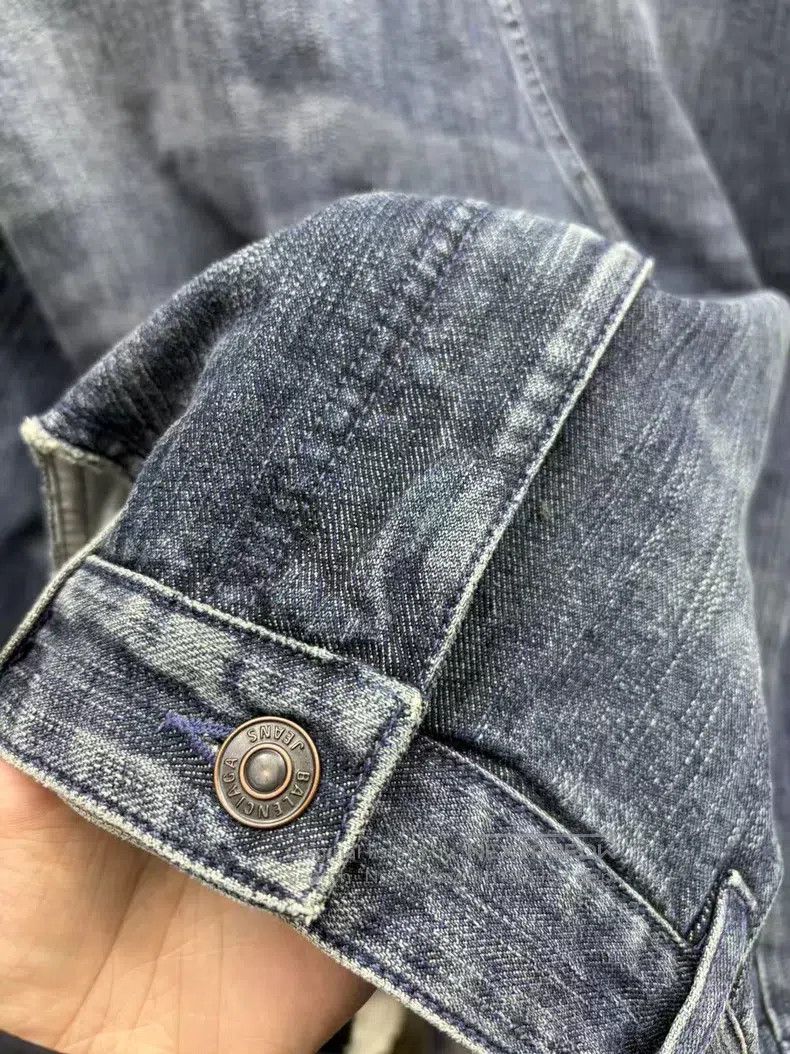 Balenciaga Balenciaga Denim Jacket Size US XS / EU 42 / 0 - 7 Thumbnail