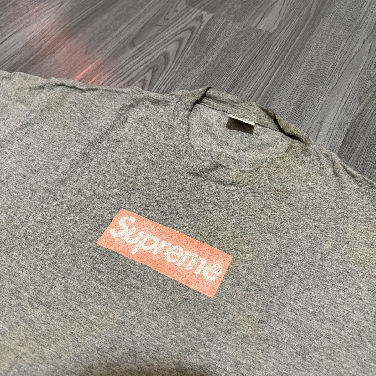 Supreme Authentic Rare 2003 Supreme Safety Orange Box Logo T Shirt Size US L / EU 52-54 / 3 - 3 Thumbnail