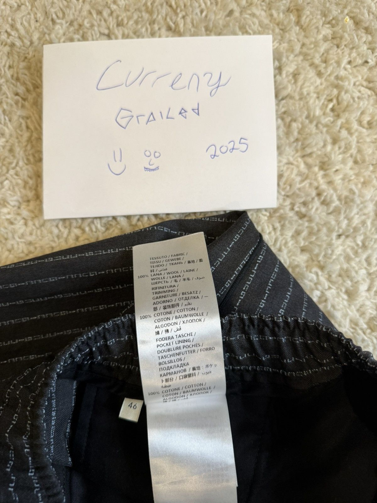 Gucci GUCCI Pintstripe Stitched Pants $1450msrp🕴️✨ Size US 29 - 17 Thumbnail