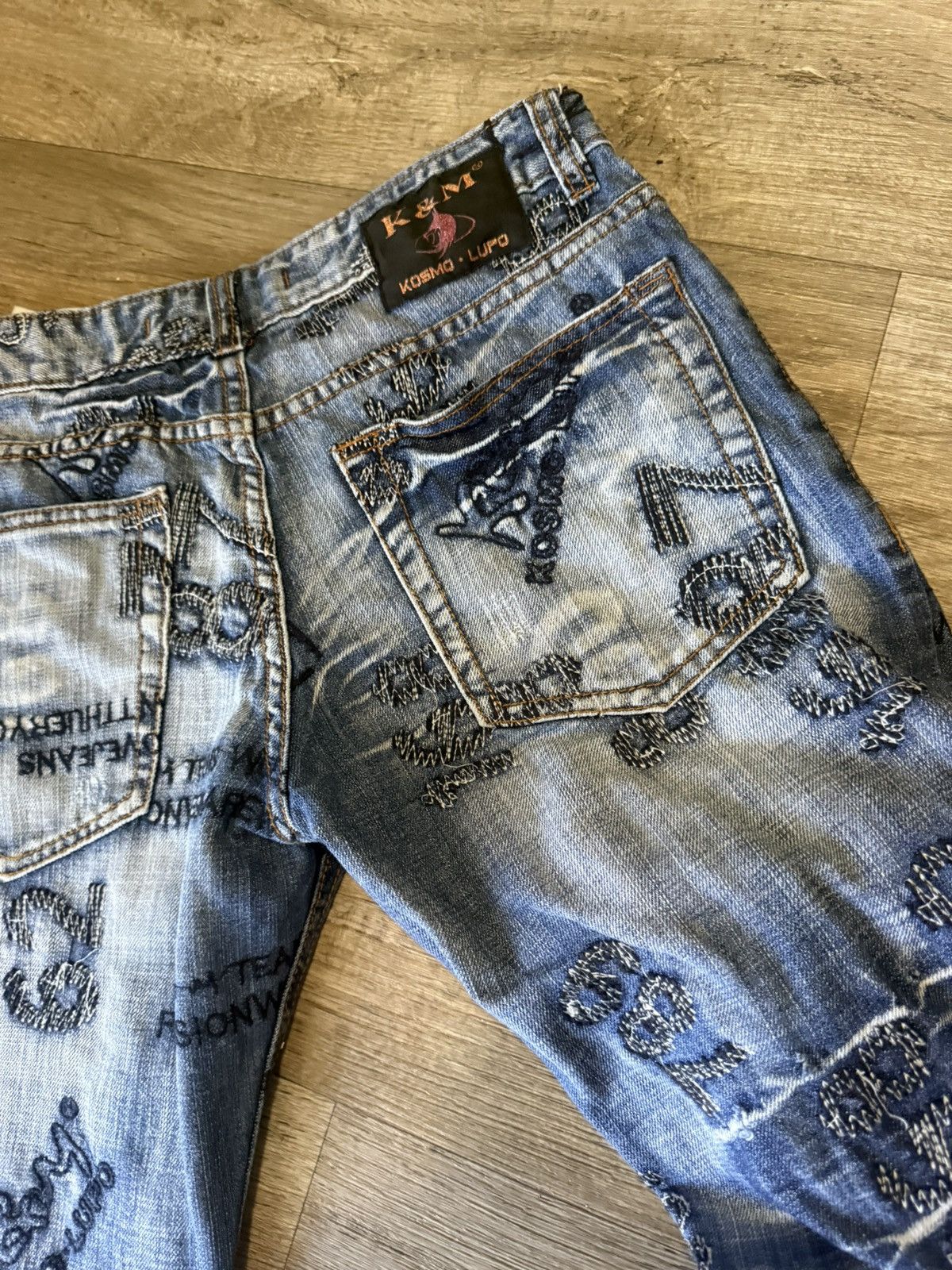Other Vintage K & M Pattern Denim Size 31 Size US 31 - 5 Thumbnail