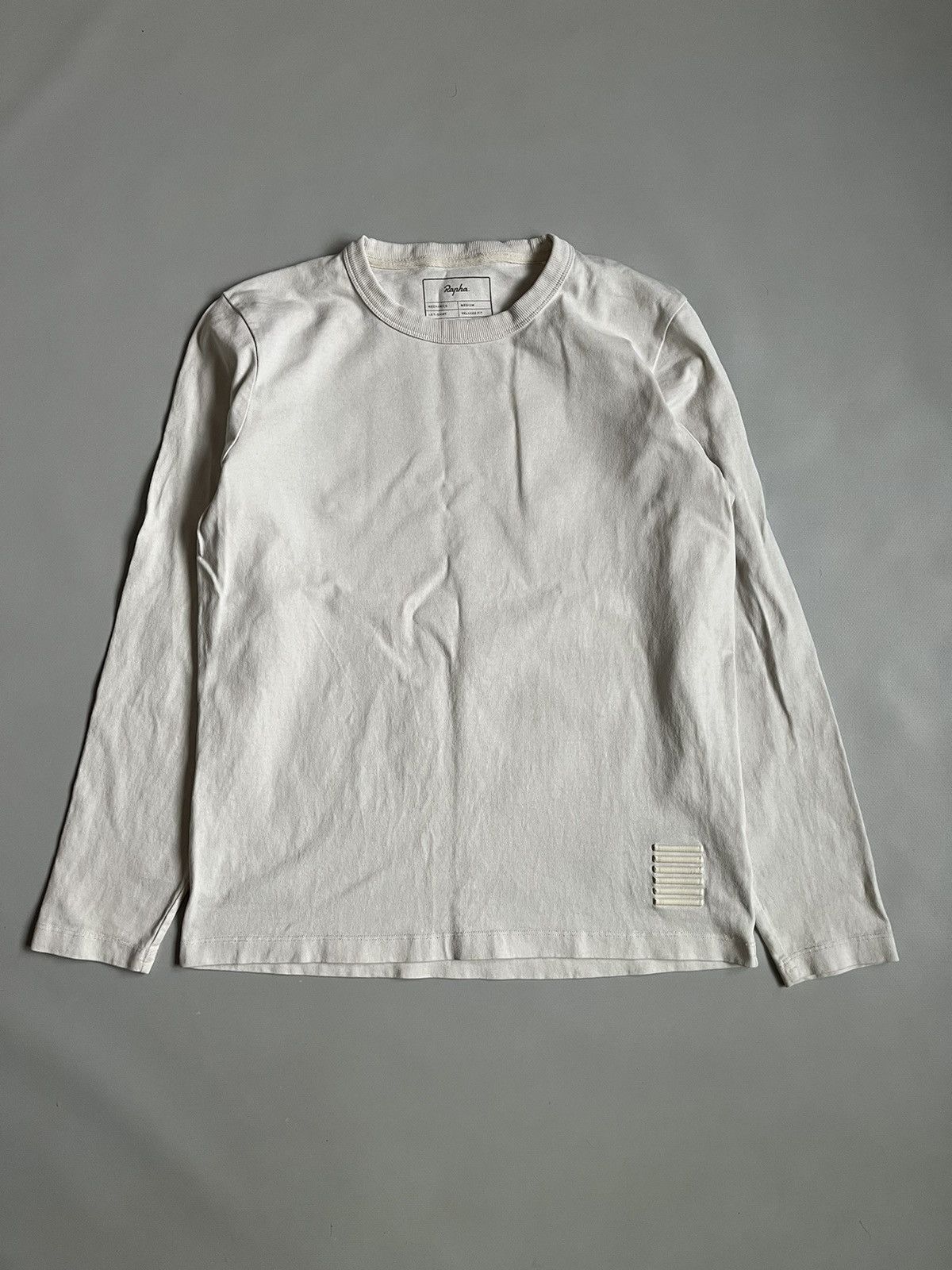 Japanese Brand × Rapha Rapha Men White Mechanics Longsleeve T-shirt Size US M / EU 48-50 / 2 - 1 Thumbnail