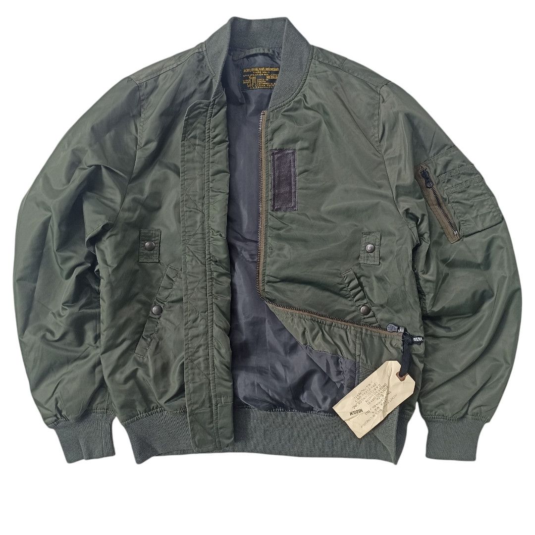 Japanese Brand Vintage Y2K Cab Clothing MA1 Bomber Jacker Size US M / EU 48-50 / 2 - 2 Thumbnail