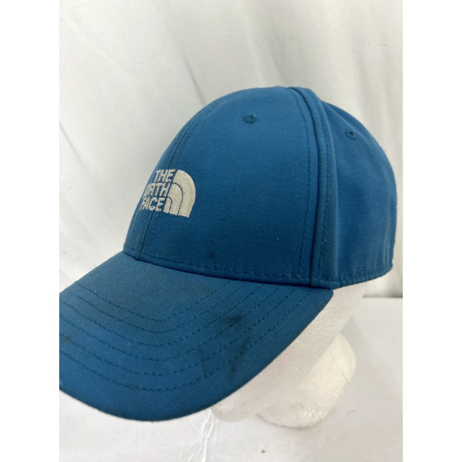 The North Face VINTAGE The North Face Teal Strap Back Hat Adjustable One Size Fits Most Dad Hat Stains Size ONE SIZE - 2 Thumbnail