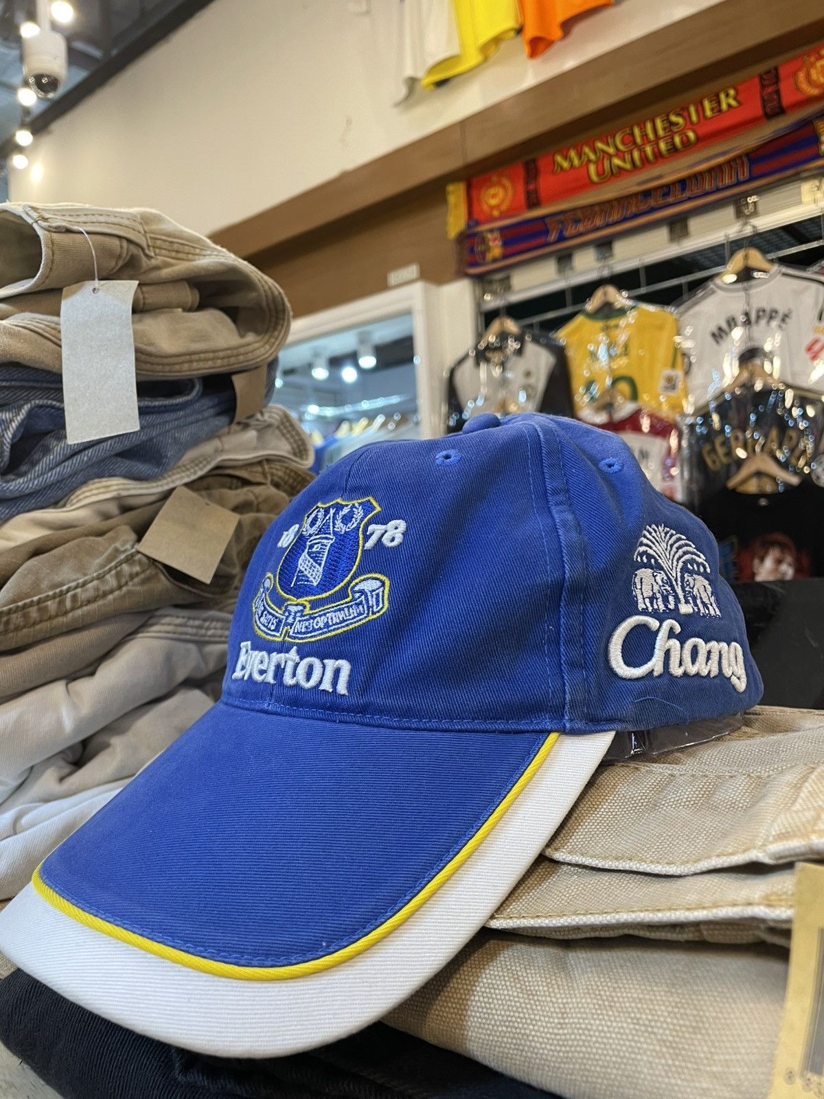 Other Vintage Everton Cap Size ONE SIZE - 5 Thumbnail