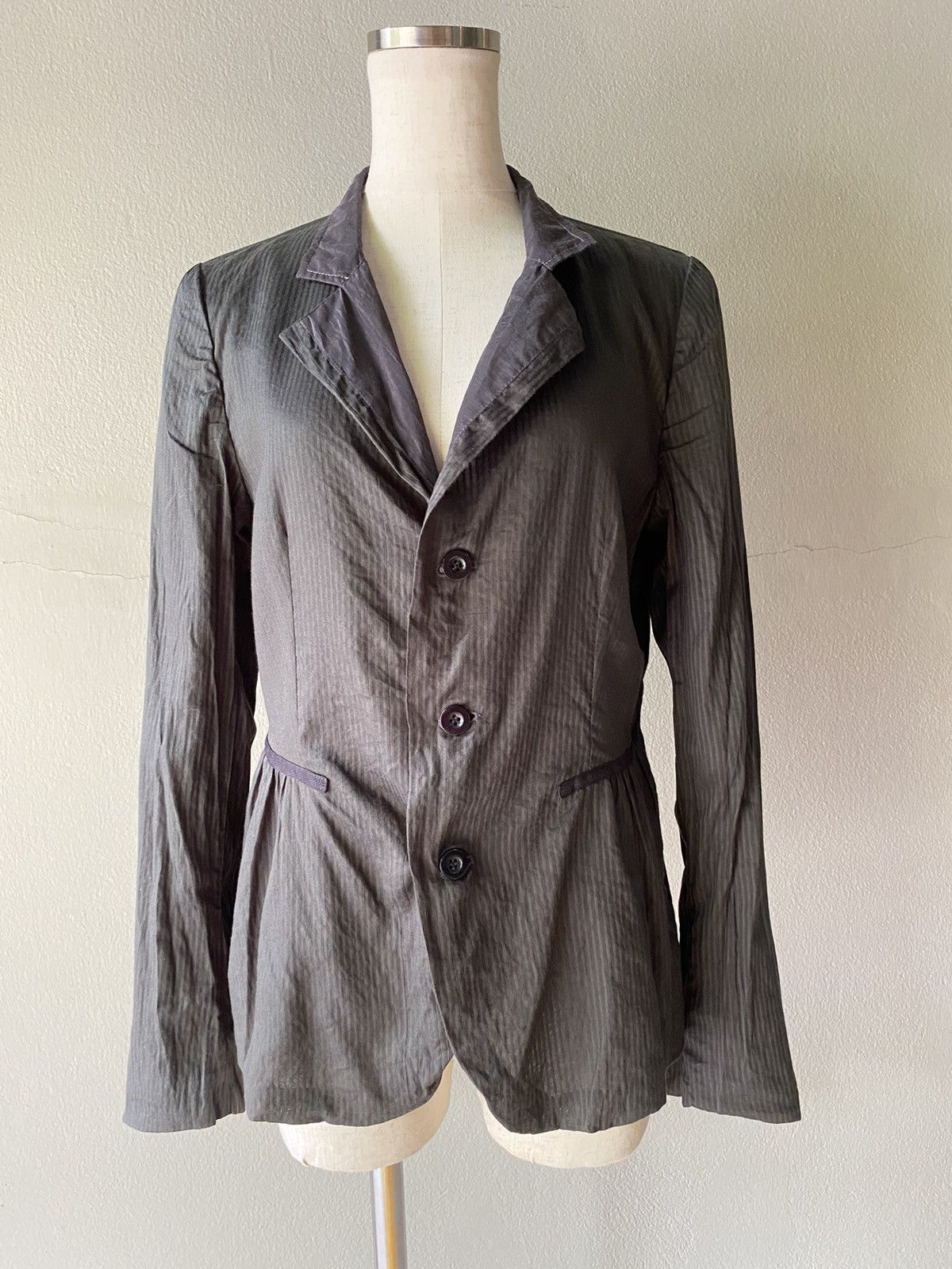 Marithe + Francois Girbaud Marithe Francois Girbaud women blazer in light and dark gray Size S / US 4 / IT 40 - 23 Thumbnail