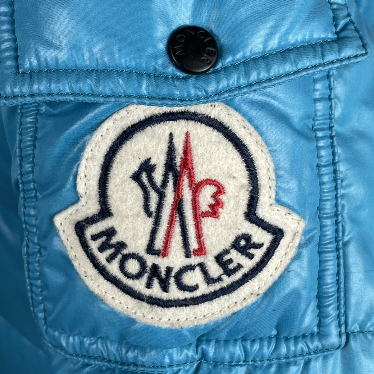 Moncler Vintage Moncler Puffer Jacket big patch Logo size 1 Size S / US 4 / IT 40 - 7 Thumbnail
