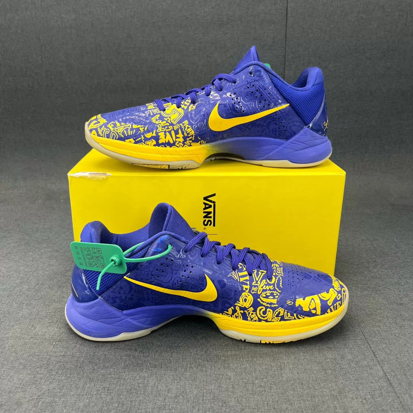 Nike KD5 5xChampion blue yellow US9.5 near new Size US 9.5 / EU 42-43 - 3 Thumbnail