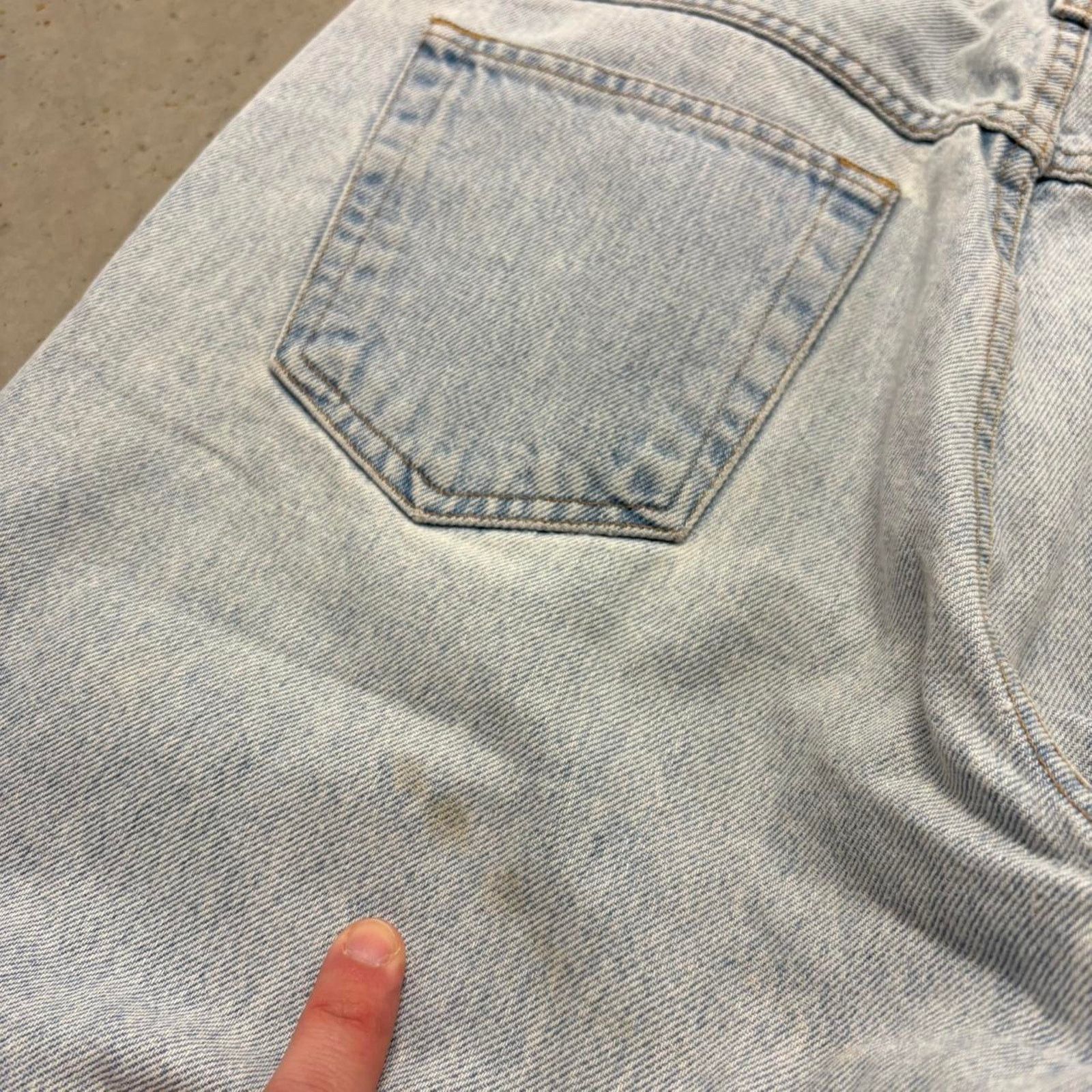 Japanese Brand × Vintage Crazy Vintage Y2K Canyon River Blues Loose Baggy Denim Jeans Size US 34 / EU 50 - 8 Thumbnail