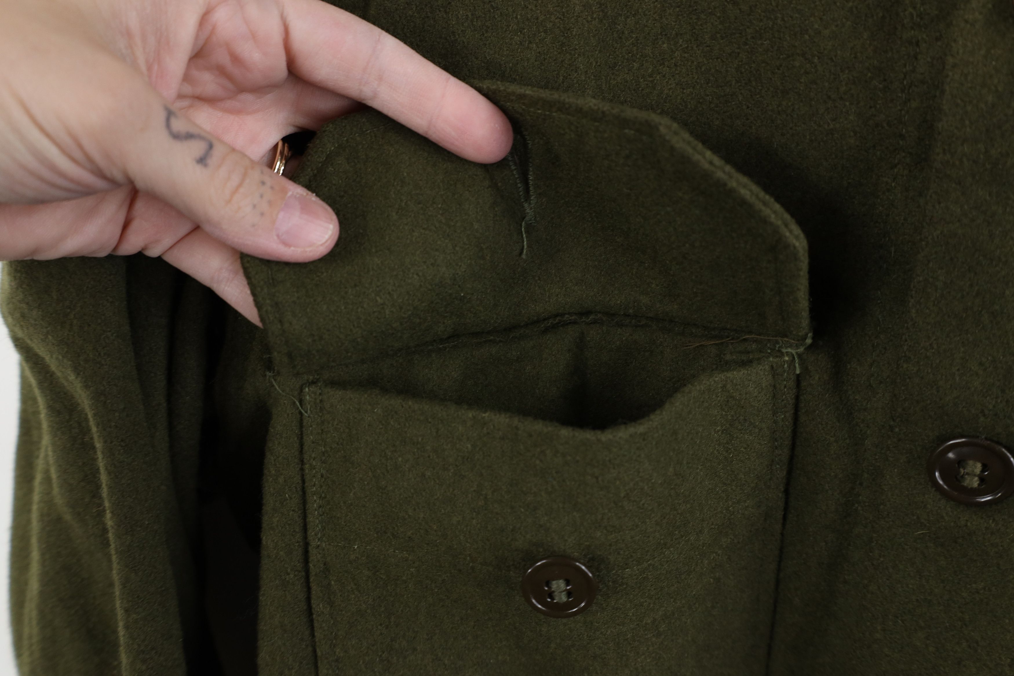 Vintage Vintage 50s Korean War Field Shirt Jacket Green USA Size US M / EU 48-50 / 2 - 5 Thumbnail