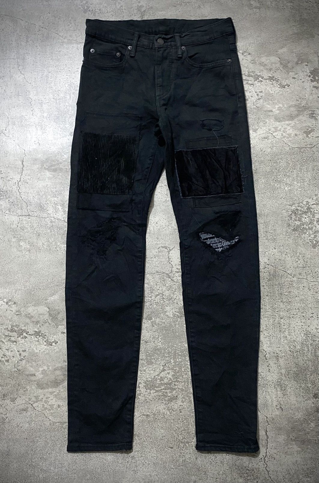 Hysteric Glamour Hysteric Glamour distressed patchwork jeans Size US 29 - 1 Thumbnail