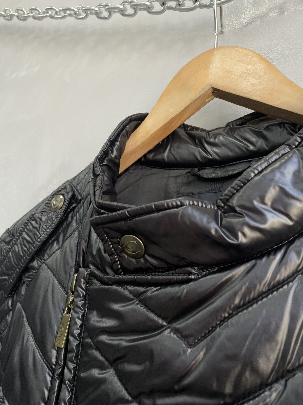 Just Cavalli Rare Roberto Cavalli biker nylon jacket hype avant garde Size US XL / EU 56 / 4 - 6 Thumbnail