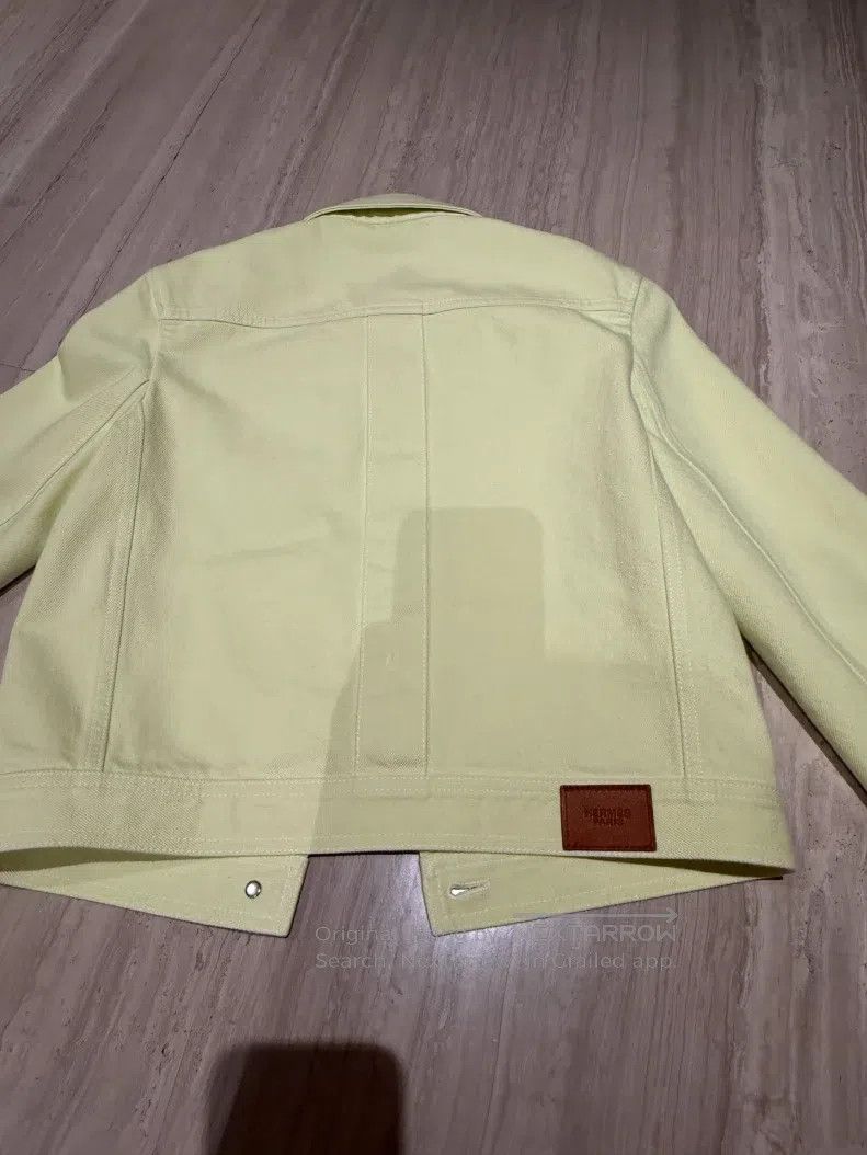 Hermes Hermes Bud Yellow Denim Jacket Size XS / US 0-2 / IT 36-38 - 7 Thumbnail