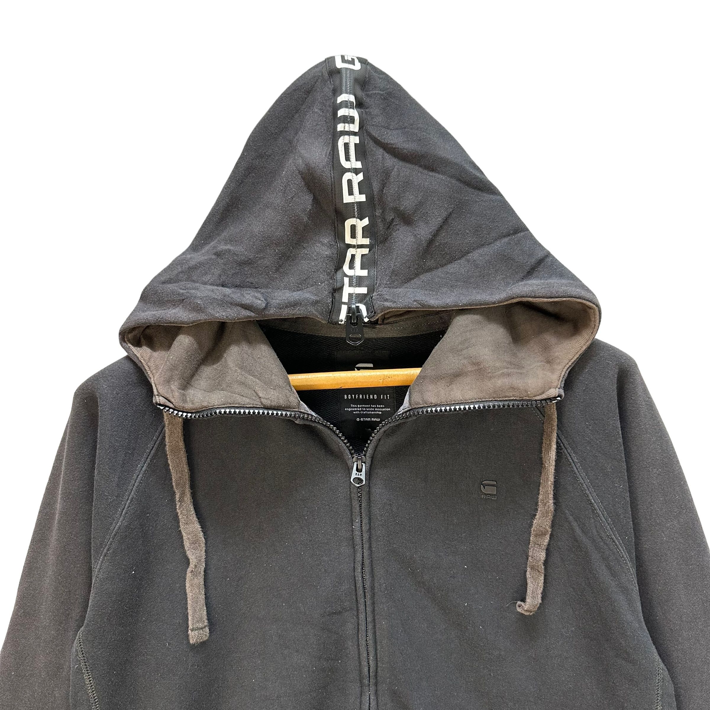 G-Star G STAR RAW BOYFRIEND FIT ZIPPER HOODIES #9017-48 Size S / US 4 / IT 40 - 2 Thumbnail