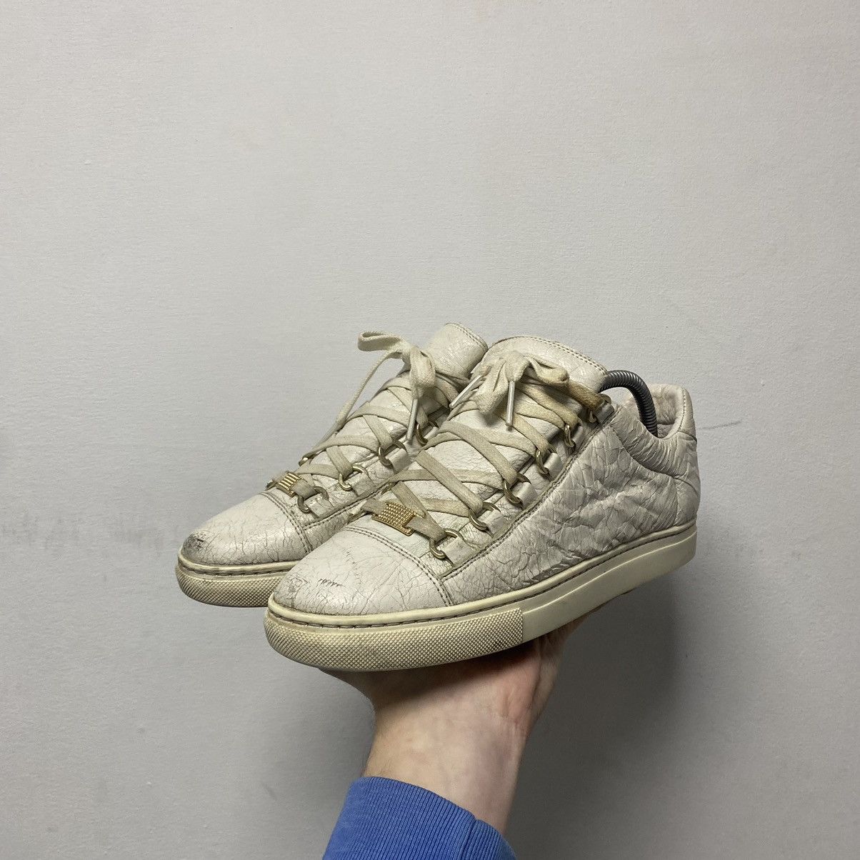 Balenciaga Balenciaga Arena Low Top Sneakers Size US 5 / EU 37 - 5 Thumbnail