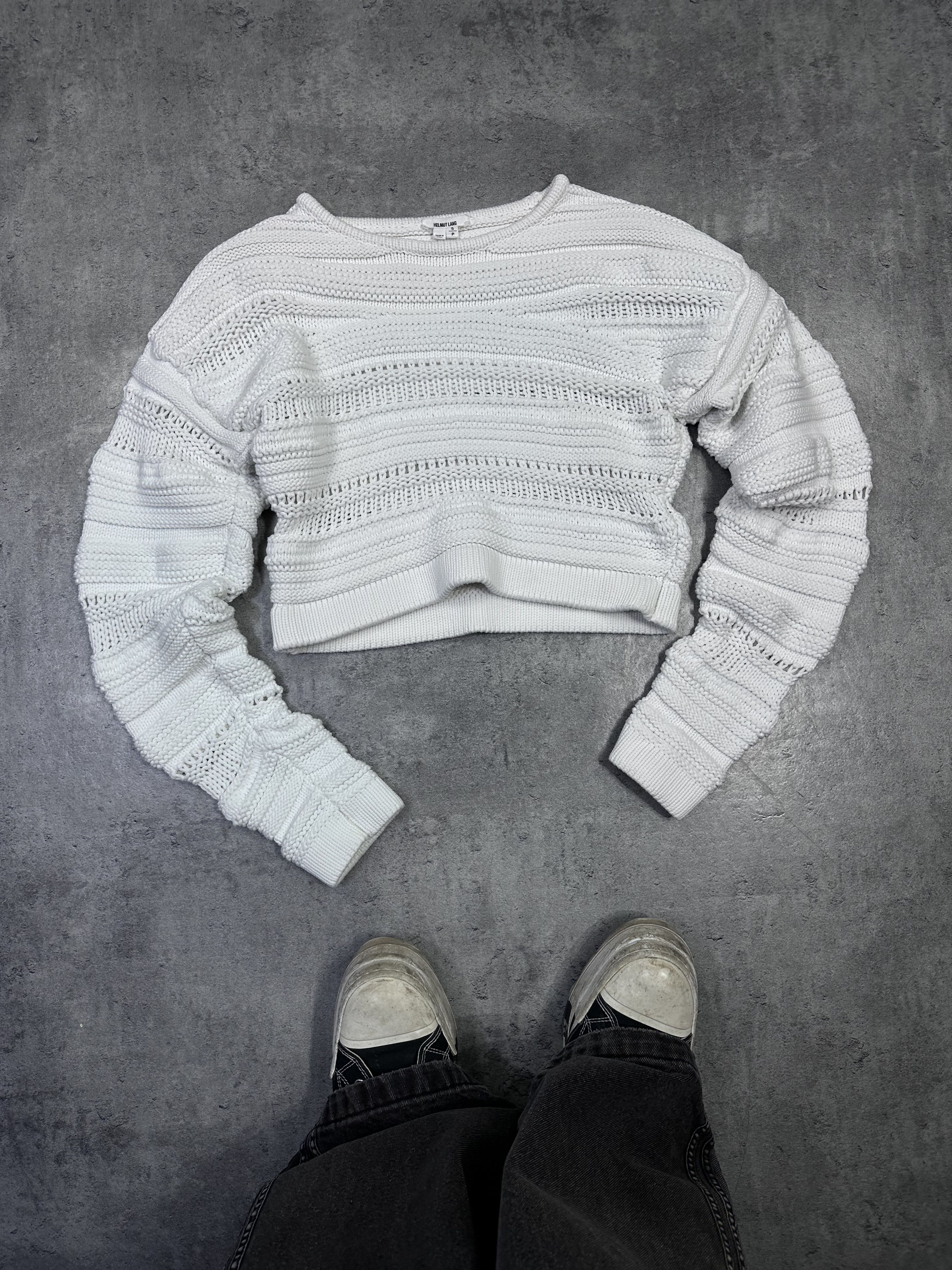 Helmut Lang Helmut Lang asymmetrical knit longsleeve Size S / US 4 / IT 40 - 1 Thumbnail
