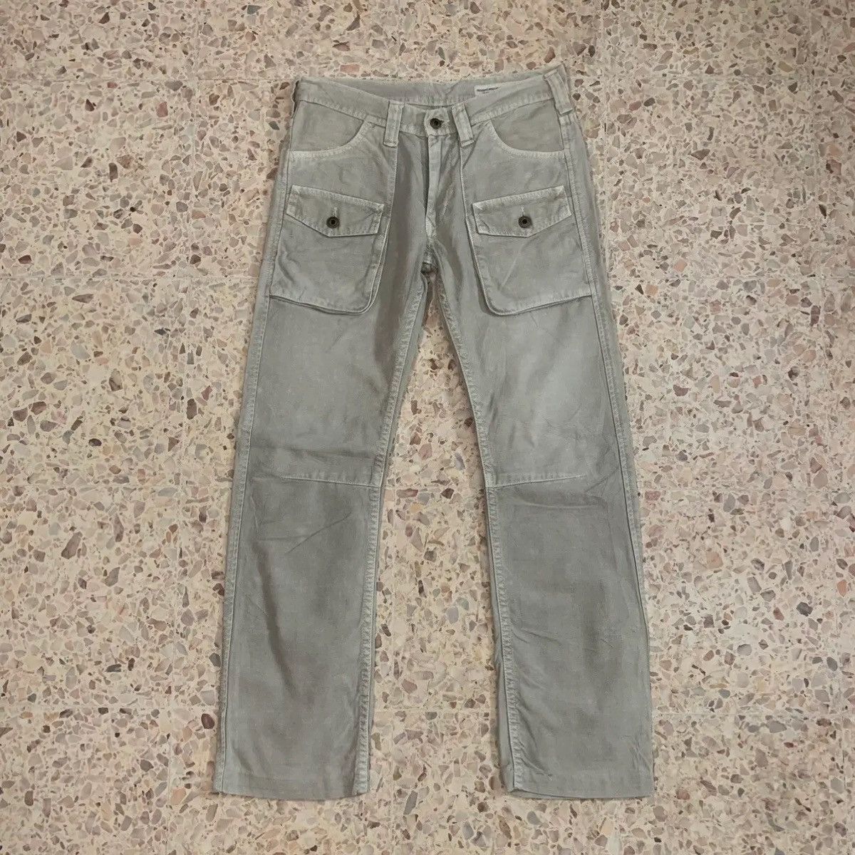 Japanese Brand 💥STEALS💥Japanese Rugged Trousers Duck Canvas Utility Pants Size US 30 / EU 46 - 3 Thumbnail