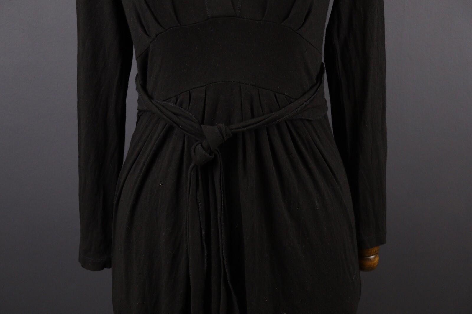 Other Bottega by Elisa Cavaletti Black A-Line Midi Dress Size L Size L / US 10 / IT 46 - 3 Thumbnail