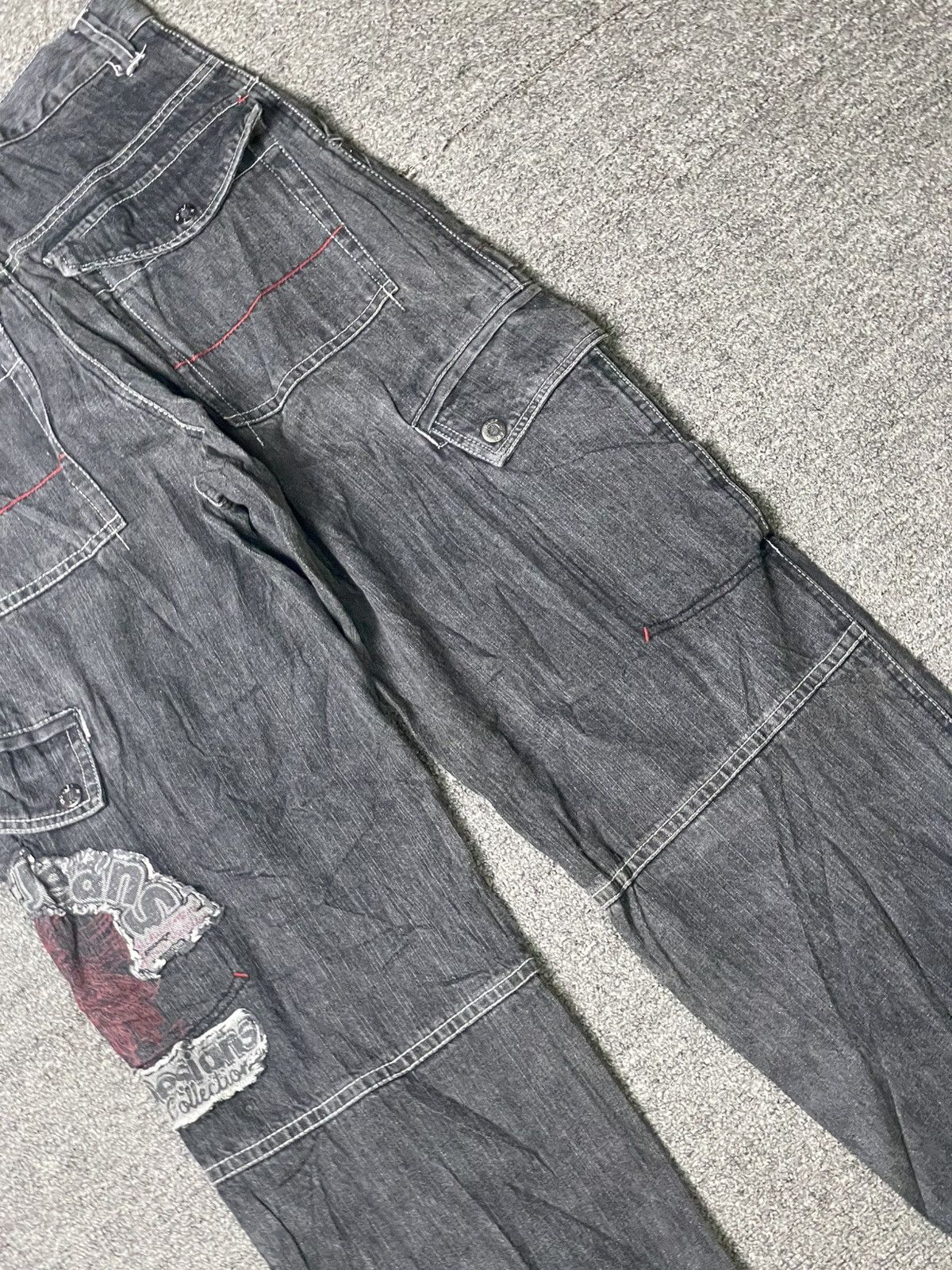 If Six Was Nine × Japanese Brand × Le Grande Bleu (L.G.B.) THRILLERdnm x Optimal Design Cargo Pants (92) Size US 30 / EU 46 - 17 Thumbnail