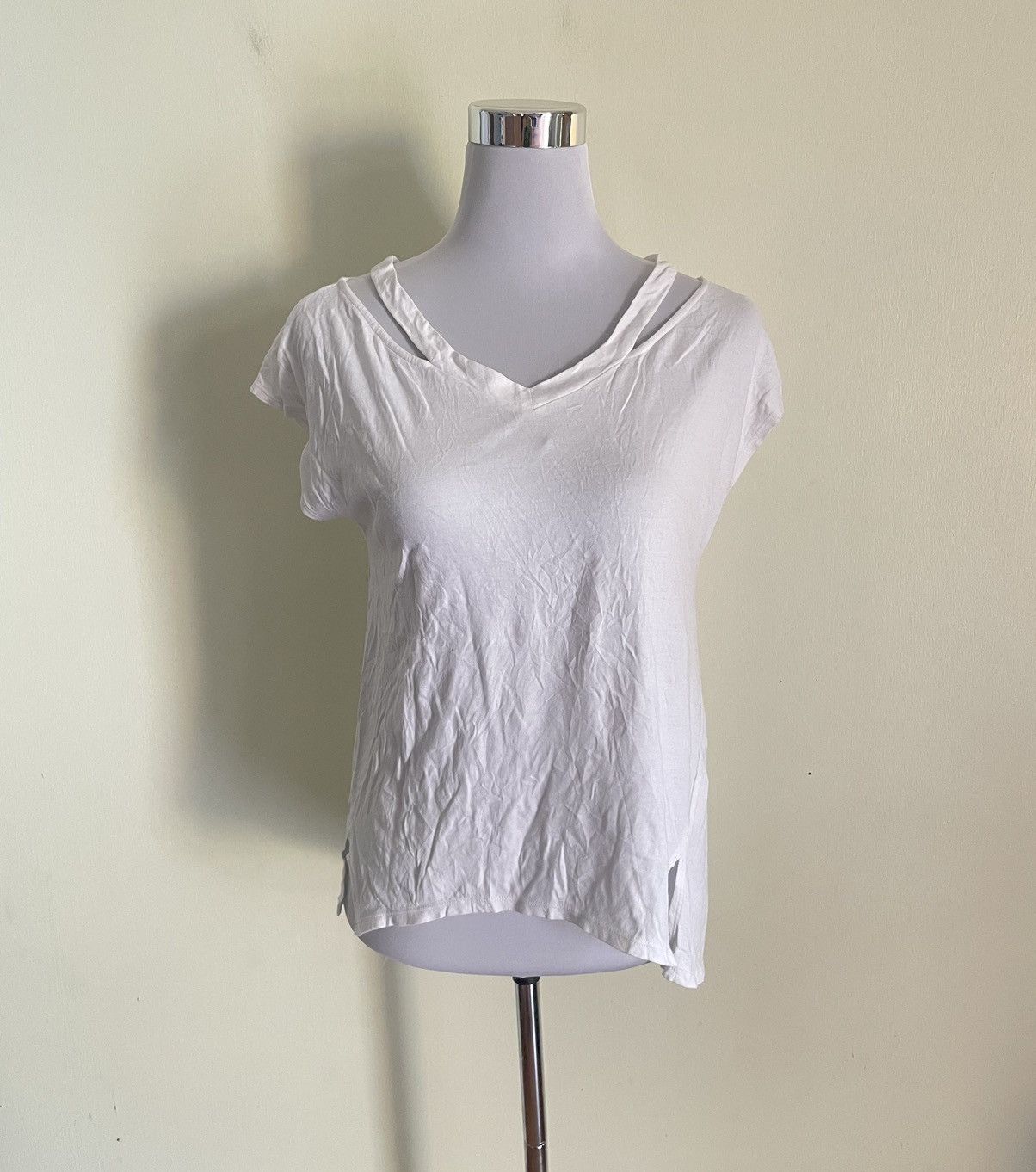 Japanese Brand Aula Aila White Blouse Size XS / US 0-2 / IT 36-38 - 1 Thumbnail