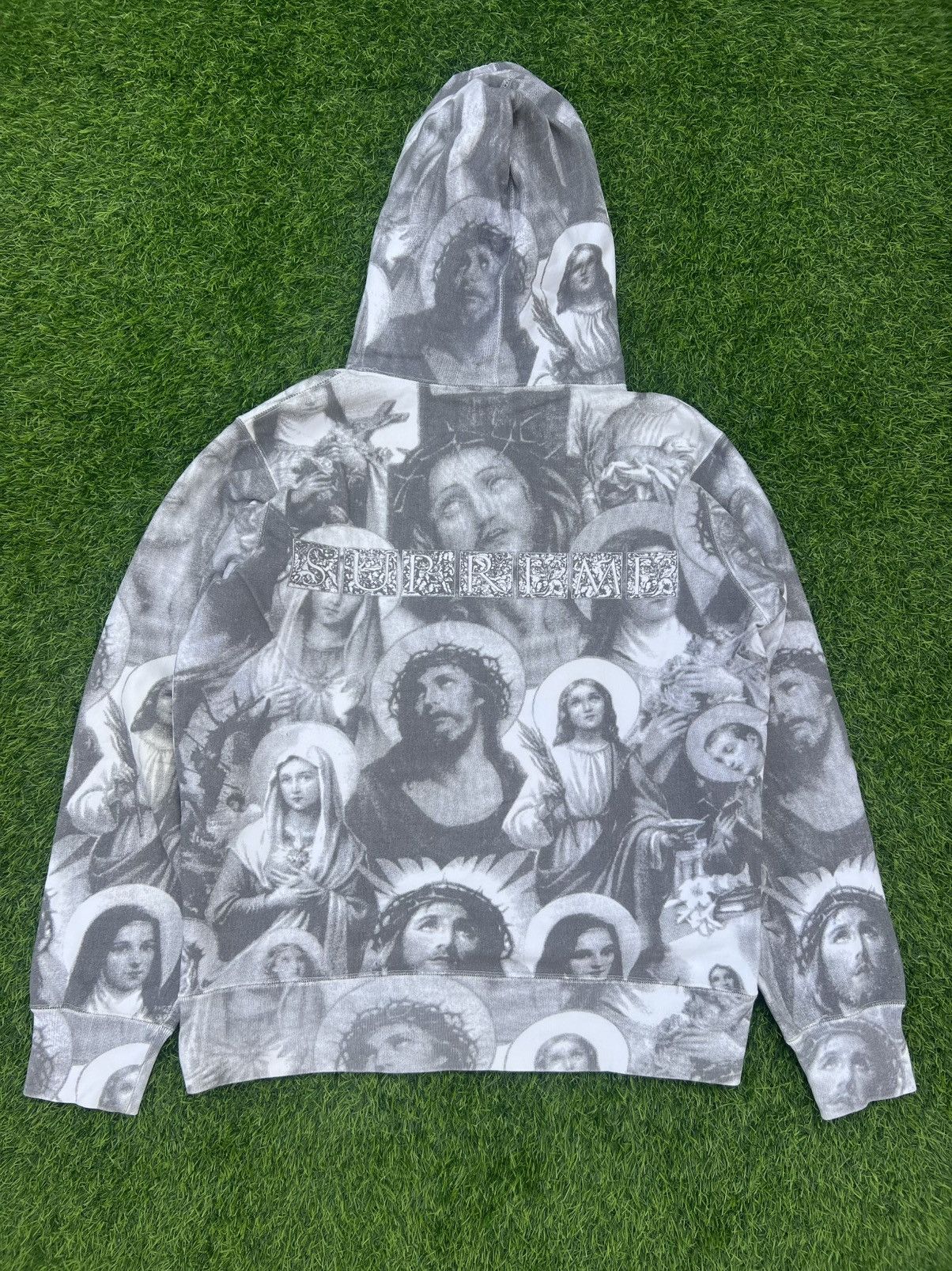 Supreme Jesus And Mary Hoodie | Grailed