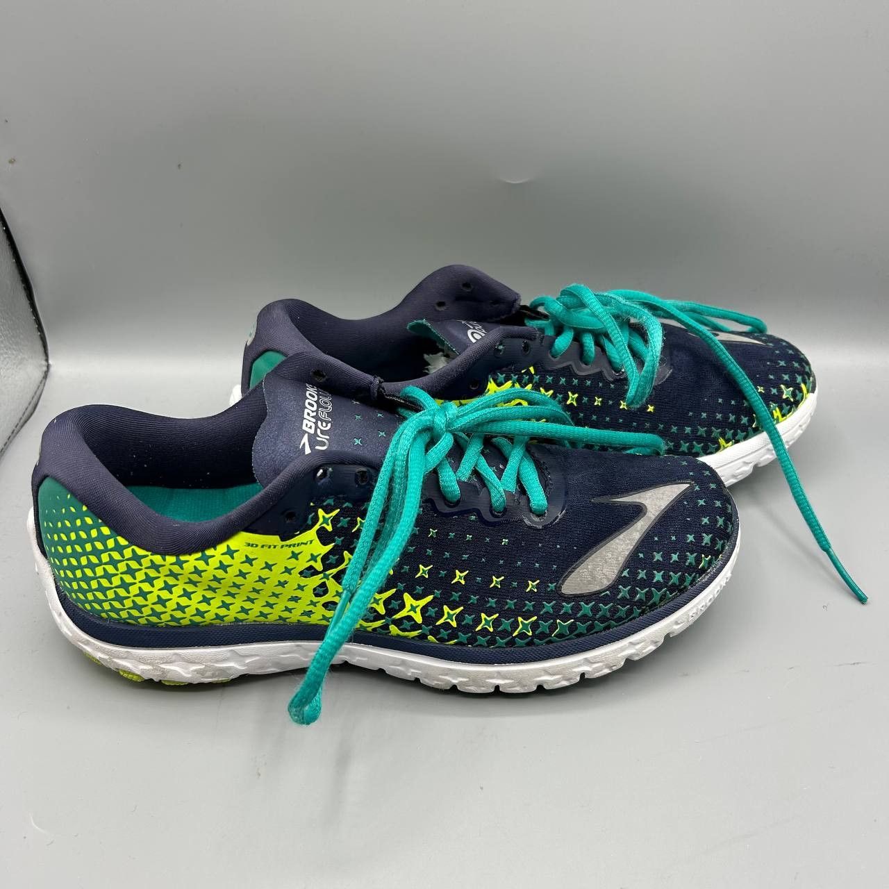 Brooks Brooks PureFlow 5 Women Running Shoes Blue Green Size 7.5 Size US 7.5 / IT 37.5 - 1 Thumbnail