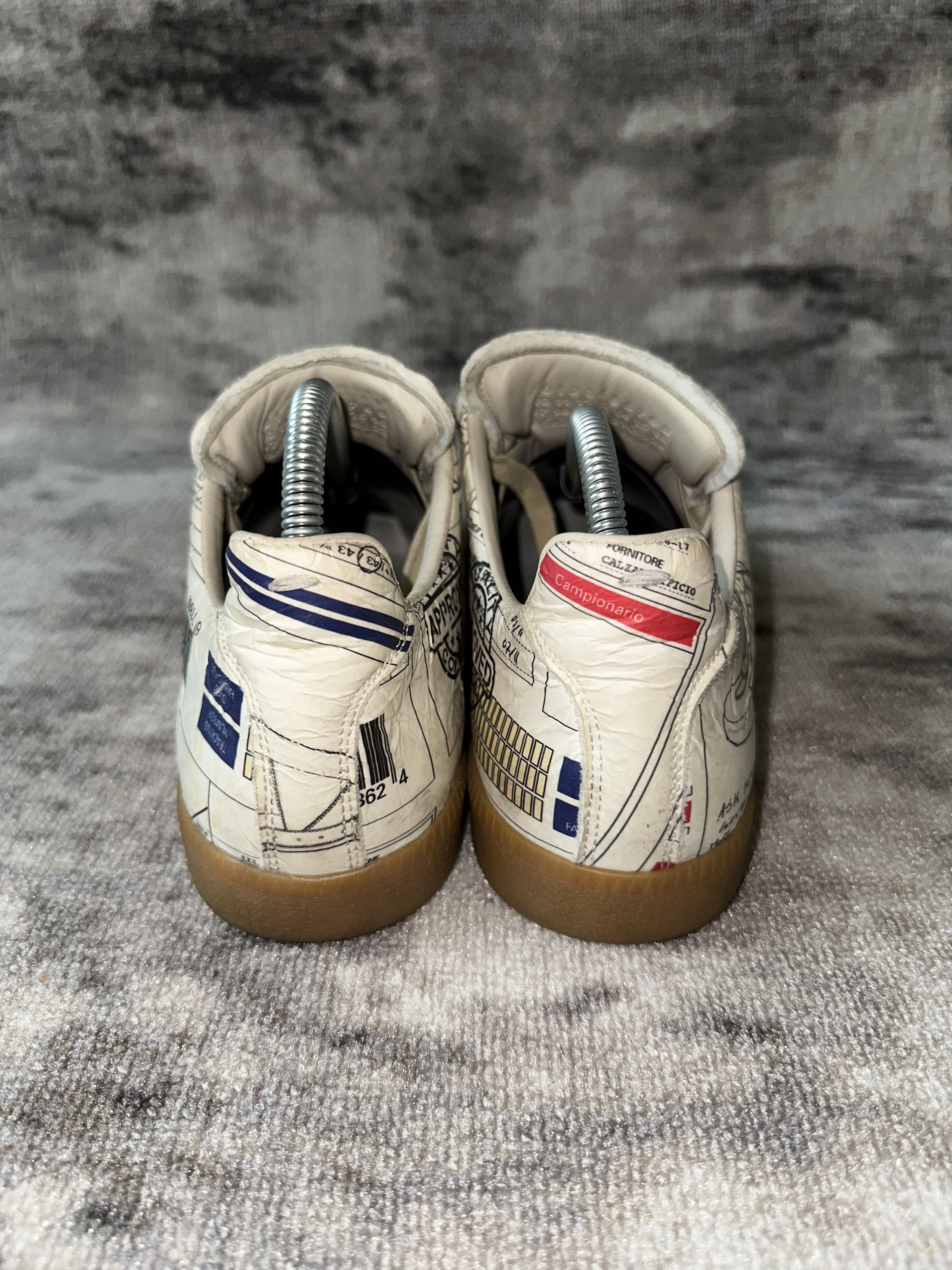 Maison Margiela Maison Margiela Replica GAT “Postal/Stamp Print” Size US 8 / EU 41 - 4 Thumbnail